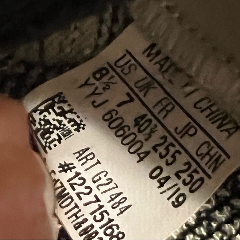 Adidas UltraBoost 19 Linen Green Black Oreo Athletic Running Shoes Women’s 8.5 - Picture 13 of 15